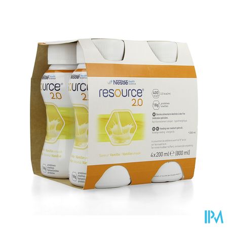 Resource 2.0 Vanille 4x200ml 12100535