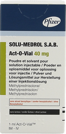 Solu-medrol Sab Act-o-vial 40mg Opl Inj Fl 1x40mg 1