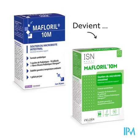 Ineldea Mafloril-10m Isn Etui V-caps 30 4