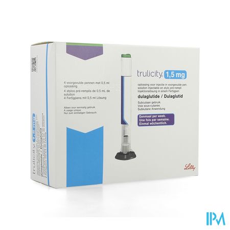 Trulicity 1,5mg Abacus Sol Inj Voorgevulde Pen 4 1