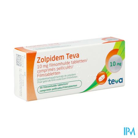 Zolpidem Teva Comp Pell 30 X 10mg