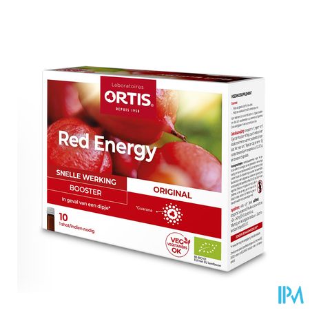 Ortis Red Energy Bio Alc 10x15ml