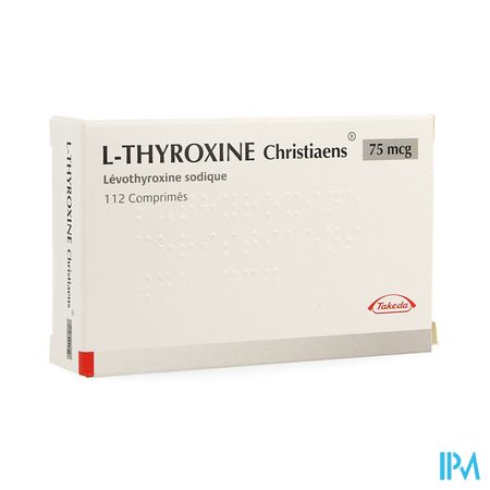 l Thyroxine Christiaens Comp 112x0,075mg