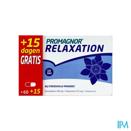 Promagnor Relaxation Caps 60+15 Gratis Promo 2
