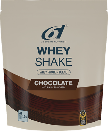 6d Whey Shake Chocolate Pdr 500g 1