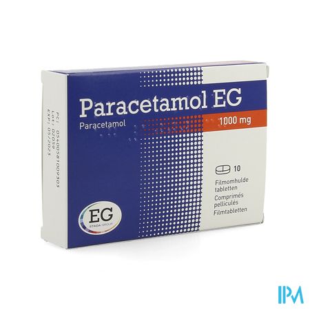 Paracetamol EG Forte 1G Filmomh Tabl  10