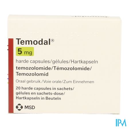 Temodal 20 Gell 5mg 2