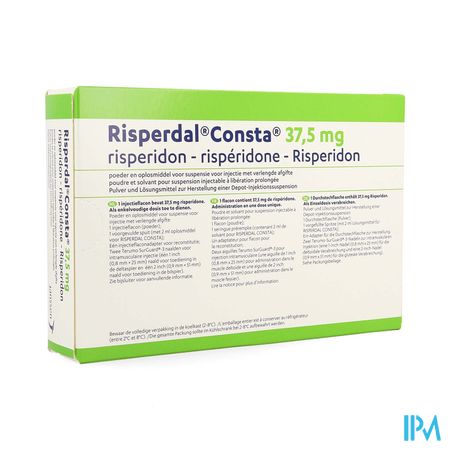 Risperdal Consta 37,5mg Fl Im 1x37,5mg/2ml+solv