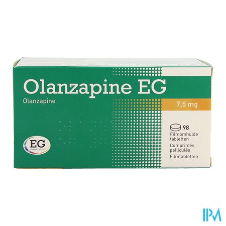 Olanzapine EG 7,5 Mg Comp Pell 98 X  7,5 Mg 1