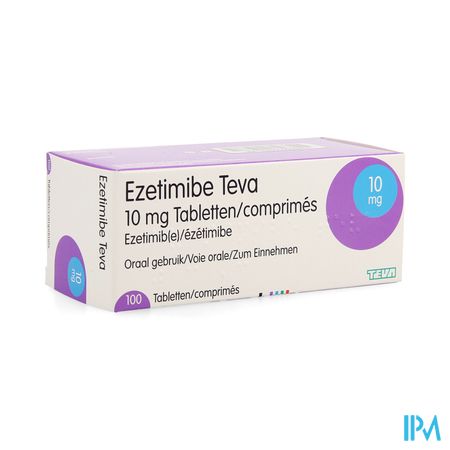 Ezetimibe Teva Generics 10mg Comp 100