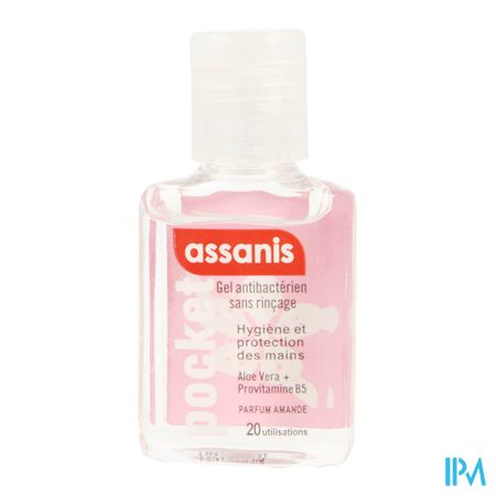 Assanis Pocket Gel Mains Amande 20ml