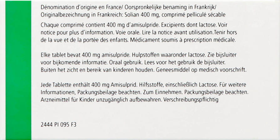 Solian 400mg Orifarm Tabl 60 Pip 4