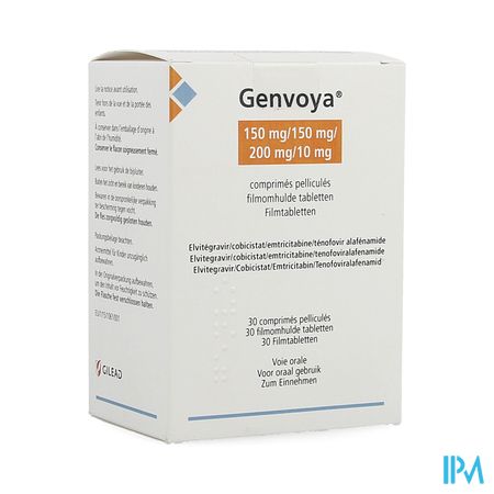 Genvoya 150/150/200/10 Orifarm Filmomh Tabl 30