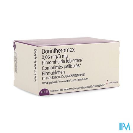 Dorin Theramex 3,00mg/0,03mg Filmomh Tabl 13 X 21