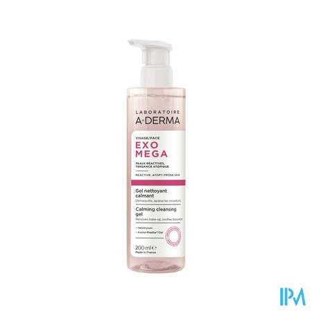Aderma Exo Mega Gezicht Reinigingsgel 200ml