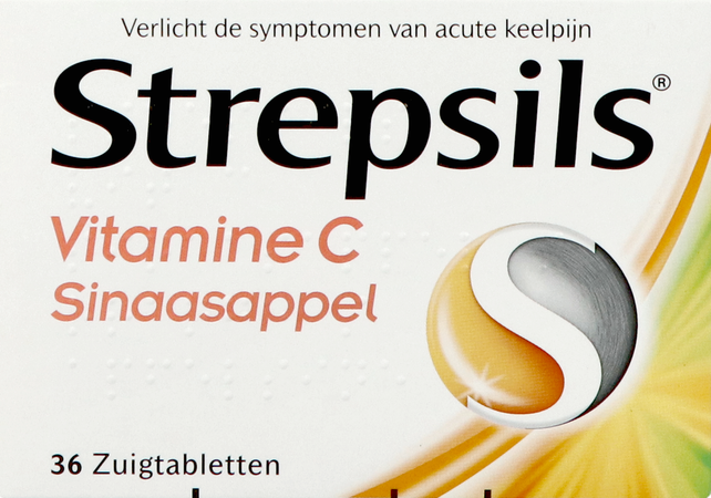 Strepsils Vitamine C Sinaasappel Past 36 2
