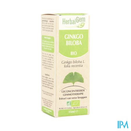 Herbalgem Ginkgo Biloba Maceraat 15ml