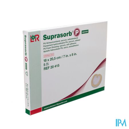 Suprasorb P Schuimverb Pu Wcl Sacrum 18,0x20,5 5