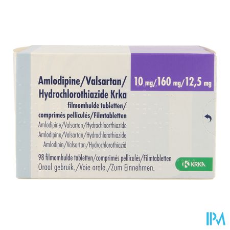 Amlodipine Valsar.hydrochloro.krka10/160/12,5mg 98 1