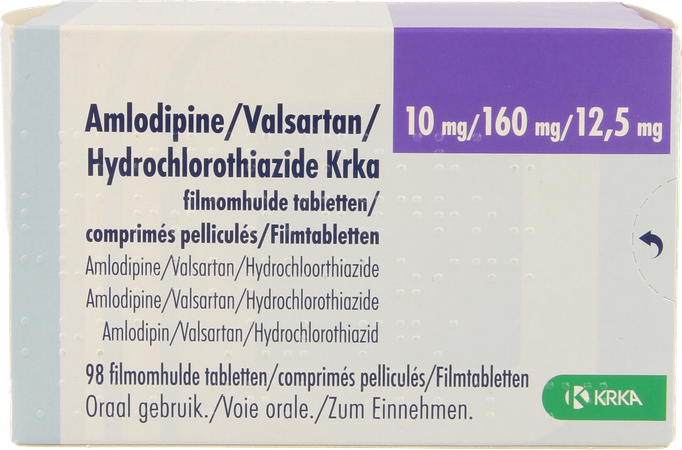 Amlodipine Valsar.hydrochloro.krka10/160/12,5mg 98 1