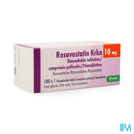 Rosuvastatin Hcs 10mg Comp Pell 100 X 10mg