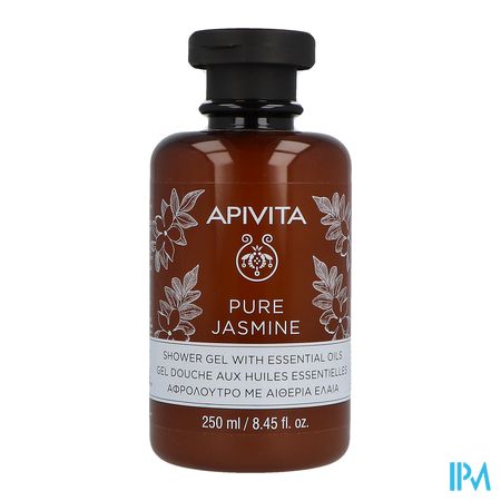 Apivita Pure Jasmine Shower Gel Ess Oils 250ml 1