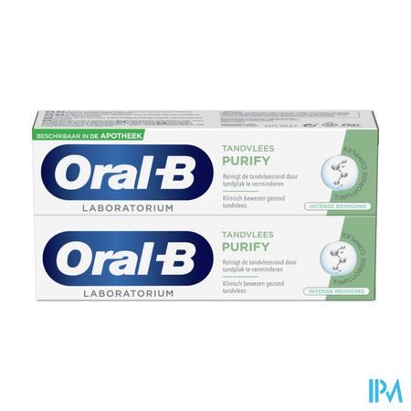 Oral-b Lab Purify Intense Reiniging 2x75ml