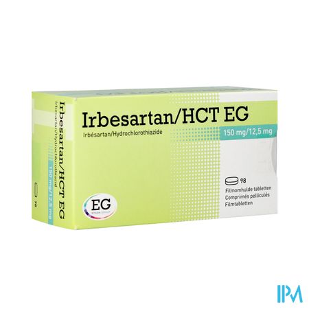 Irbesartan Hct EG 150 Mg/12,5 Mg Comp Pell 98