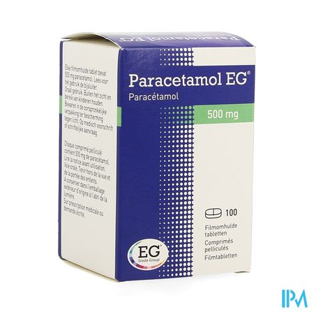 Paracetamol EG  500Mg Filmomh Tabl 100 Pot