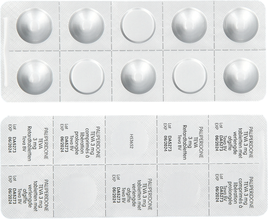 Paliperidone Teva 9mg Verl.afgifte Comp 112 X 9mg 5