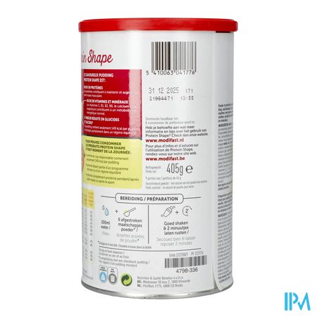 Modifast Protein Shape Vanilla Pudding 405g 5
