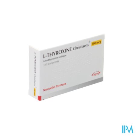 l Thyroxine Christiaens Comp 112x0,100mg