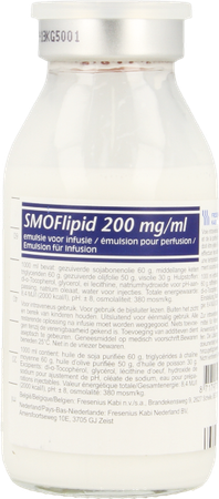Smoflipid 200mg/ml 100ml Bouteille En Verre/glazen Fles 1