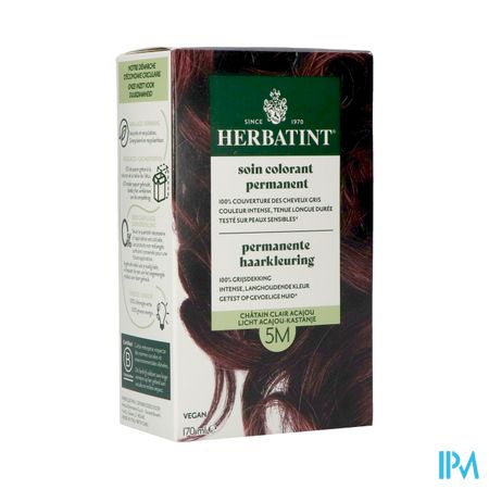 Herbatint 5m Licht Acajou Kastanje 170ml