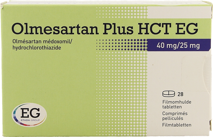 Olmesartan Plus Hct EG 40Mg/25,0Mg Filmomh Tabl 28 1