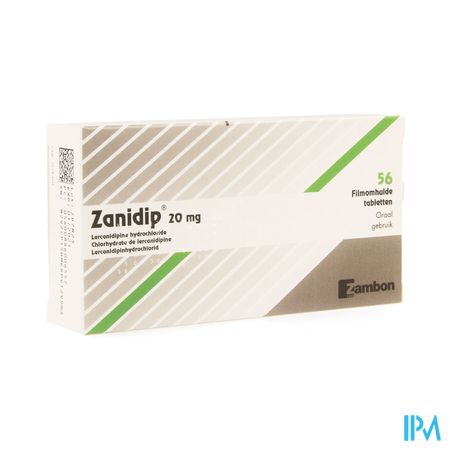 Zanidip 20mg Tabl 56x20mg Pip