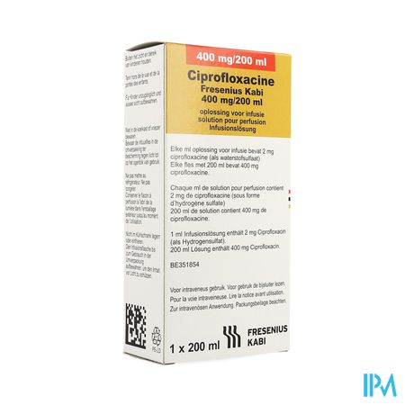 Ciprofloxacine Fl 1 X 400mg/200ml 200ml