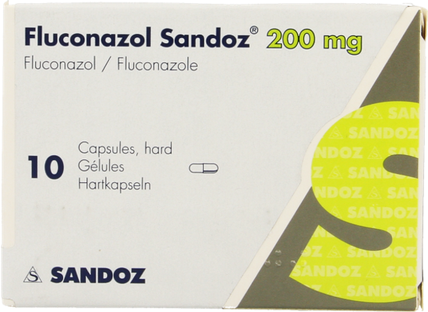 Fluconazole Sandoz Caps 10 X 200mg 4