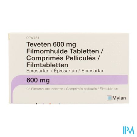 Teveten 600 Comp 98 X 600mg 3