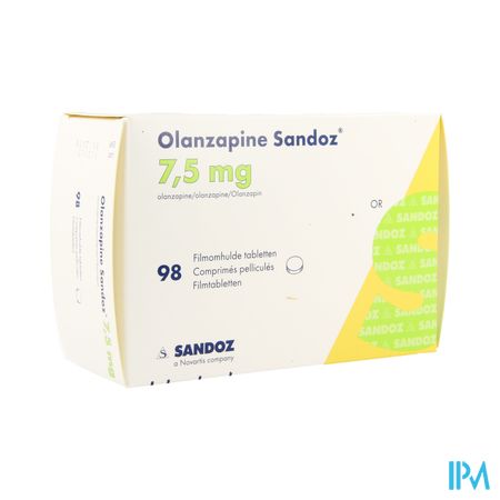 Olanzapine 7,5mg Sandoz Filmom Tabl 98