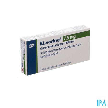 Elvorine 7,5mg Comp 10x7,5mg