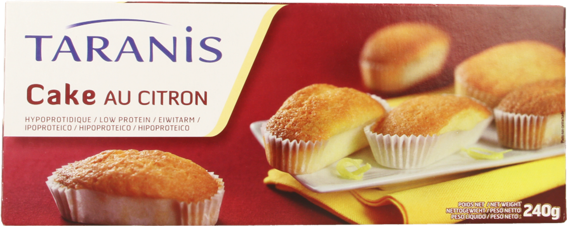 Taranis Mini Cake Citron 6x40g 8
