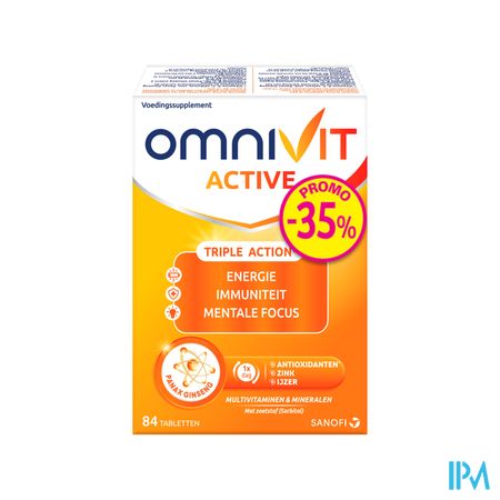 Omnivit Active 40Mg             Comp 84 Promo -35%