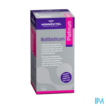 Mannavital Multibioticum Platinum V-caps 60
