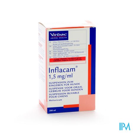 Inflacam 1,5mg/ml Drink Susp Hond 200ml