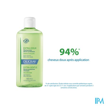 Ducray Extra-doux Huidbescherm. Shampoo 100ml Nf 7