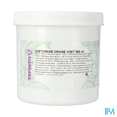 Sjankara Creme Droge Voet 950ml