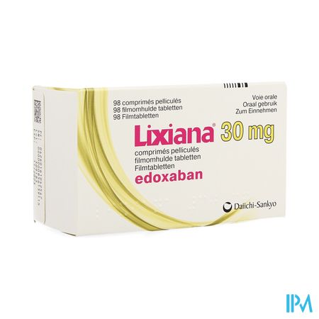 Lixiana 30mg Filmomh Tabl 98 X 30mg