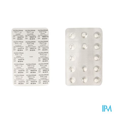 Escitalopram 5mg Teva Filmomh Tabl 100 X 5mg