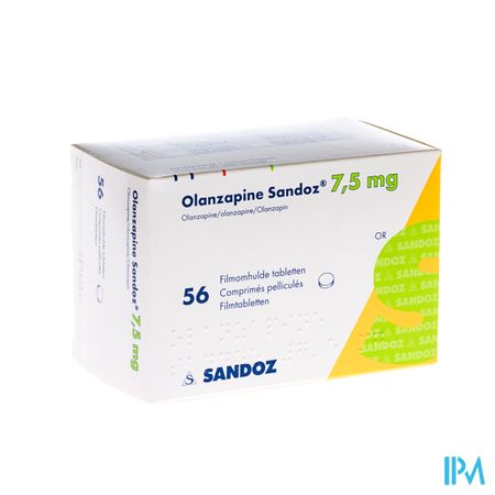 Olanzapine 7,5mg Sandoz Filmom Tabl 56